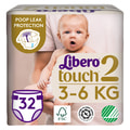 Підгузки для дітей LIBERO (Ліберо) Touch 2 з масою від 3 до 6 кг 32 шт