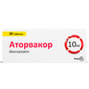 Аторвакор табл. п/плен. обол. 10мг №30