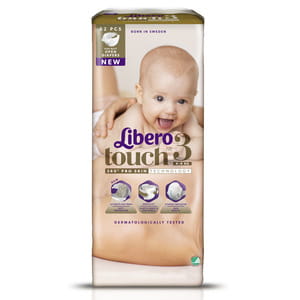 Підгузники для дітей LIBERO (Ліберо) Touch 3 з масою від 4 до 8 кг 52 шт