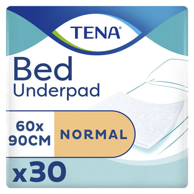Пеленки гигиенические впитывающие TENA BED Normal (Тена Бед Нормал) размер 60 см х 90 см 30 шт