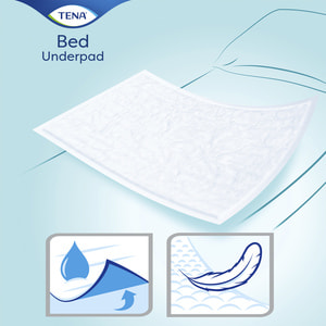 Пелюшки гігієнічні вбираючі TENA BED Normal (Тена Бед Нормал) розмір 60 см х 60 см 5 шт