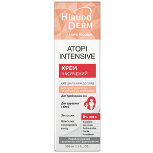 Крем для тіла HIRUDO DERM (Гірудо дерм) Atopic Program (Атопік Програм) насичений для сухої, дуже сухої та схильної до атопії шкіри 100 мл
