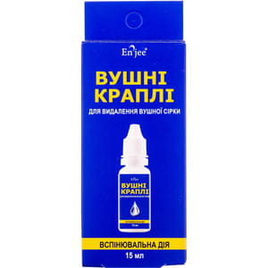 Краплі вушні ENJEE (Енжі) для видалення сірки 15 мл