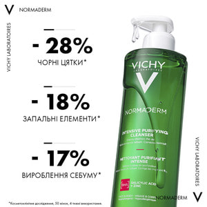 Гель для лица VICHY (Виши) Нормадерм Фитосолюшн для глубокого очищения жирной, склонной к недостаткам кожи 400 мл