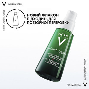 Флюїд для обличчя VICHY (Віши) Нормадерм зволожуючий подвійної дії для жирної, схильної до недоліків шкіри 50 мл