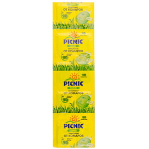 Пластини від комарів PICNIC (Пікнік) Family для усієї сім'ї 10 шт