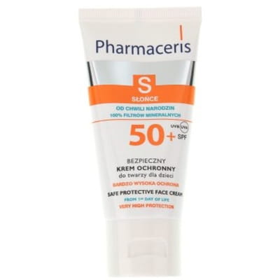 Крем для обличчя PHARMACERIS S (Фармацеріс) дитячий сонцезахисний Безпечний захист з перших днів життя SPF 50+ 50 мл