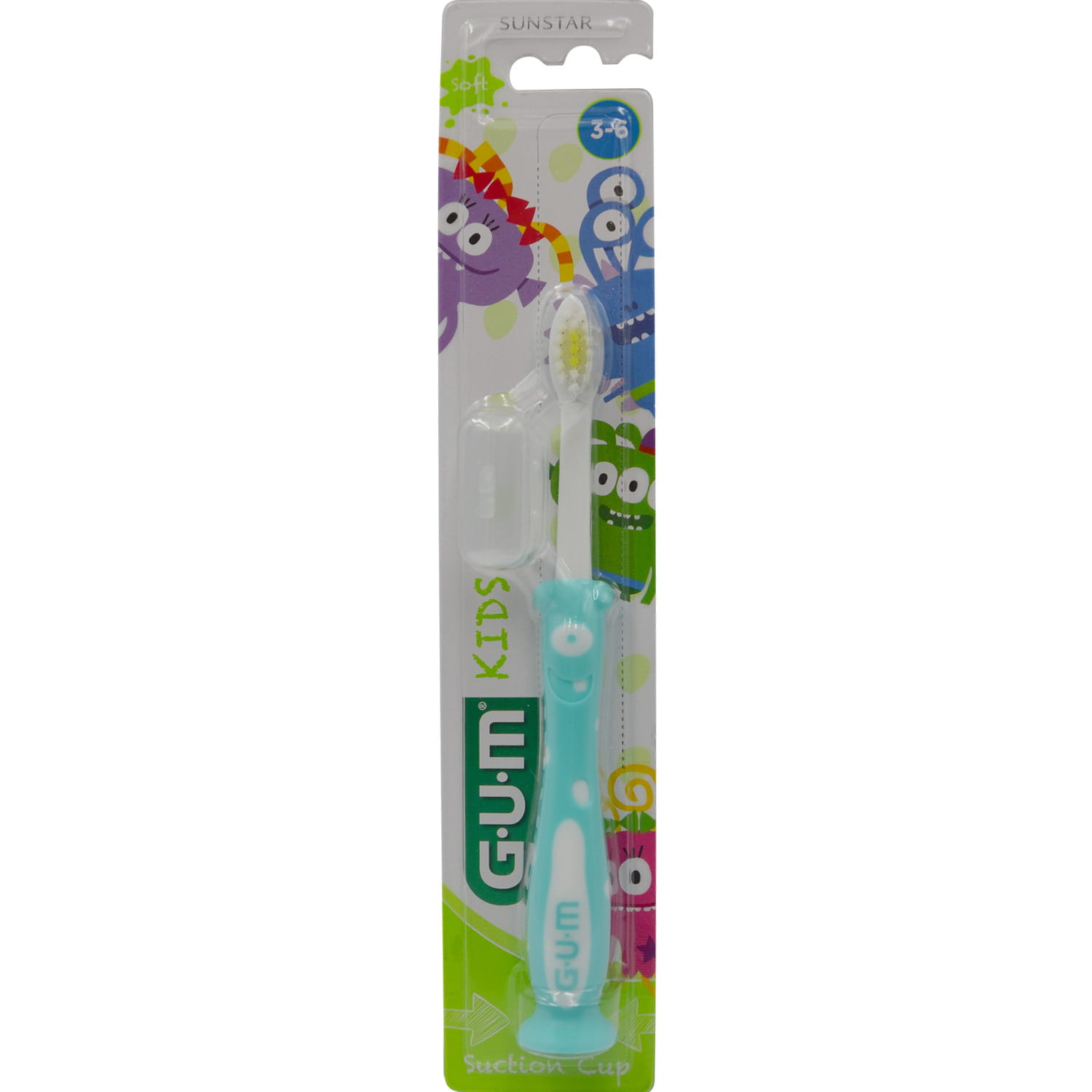 Зубна щітка дитяча GUM (Гам) Kids Monster (Кідс Монстер) для дітей