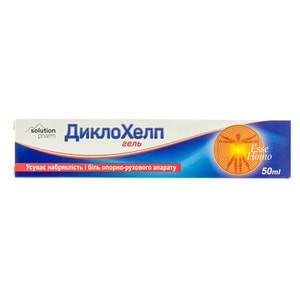 Диклохелп гель туба 50мл