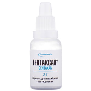 Гентаксан пор. д/накож. прим. фл. 2г