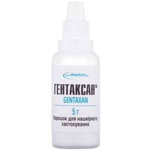 Гентаксан пор. д/накож. прим. фл. 5г
