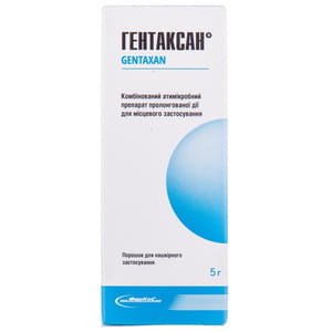 Гентаксан пор. д/накож. прим. фл. 5г