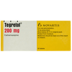 Тегретол табл. 200мг №50