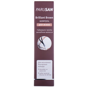 Шампунь для волос PARUSAN (Парусан) Brilliant Brown для женщин с формулой против выпадения волос 200 мл