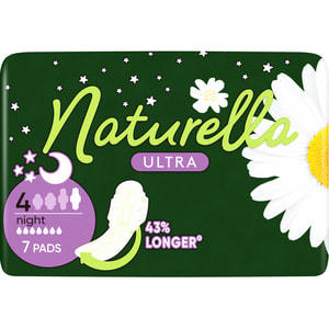 Прокладки гігієнічні жіночі NATURELLA (Натурелла) Ultra Night Singl (Ультра) нічні 7 шт