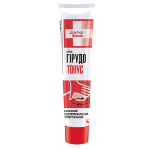 Крем для тіла БІОКОН Доктор Біокон Гірудо тонус масажний відновлюючий 100 г