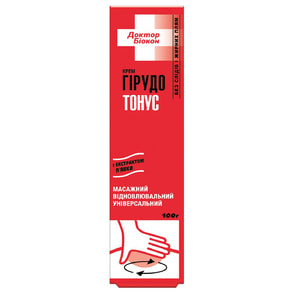 Крем для тіла БІОКОН Доктор Біокон Гірудо тонус масажний відновлюючий 100 г