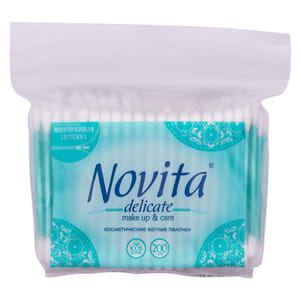 Ватні палички Novita (Новіта) пакет 200 шт