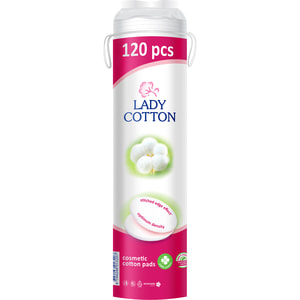 Ватні диски Lady Cotton (Леді Котон) косметичні 120 шт