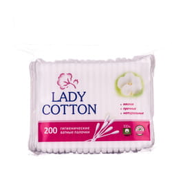 Ватні палички Lady Cotton (Леді Котон) пакет 200 шт