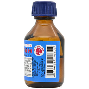 Глицерин р-р д/наруж. прим. 85% фл. 25г