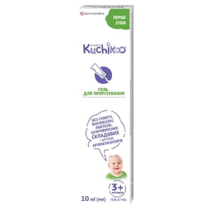 КУЧИКУ Первые зубы Гель при прорезывании для детей с 3 месяцев туба 10 мл