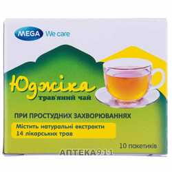 Юджіка трав'яний чай при застудних захворюваннях в пакетах по 4 г 10 шт