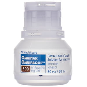 Омнипак р-р д/ин. 300мг йода/мл фл. 50мл №10
