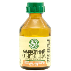 Спирт камфорный-Вишфа р-р д/наруж. прим. 10% фл. 40мл