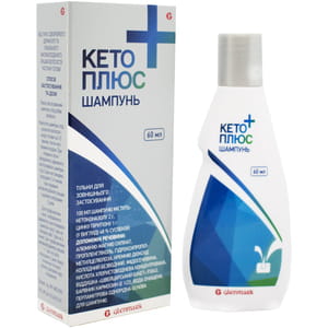 Кето плюс шампунь фл. 60мл
