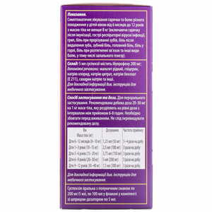 Ибупром д/детей форте сусп. орал. 200мг/5мл фл. 100мл