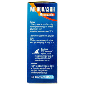 Меновазин р-р спирт. фл. 40мл с мех. распыл.