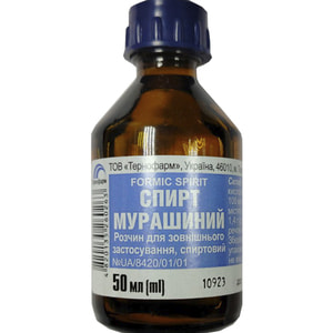 Мурашиний спирт р-н спирт. фл. 50мл