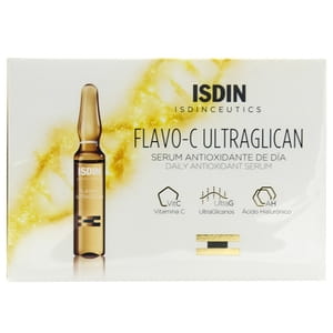 Сыворотка для лица ISDIN (Исдин) Isdinceutics Flavo C Ultraglican антиоксидантная дневная в ампулах по 2 мл 10 шт