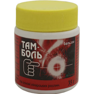 Бальзам обезболивающий при травмах и ушибах Доктор Трав Там-Боль 35 г