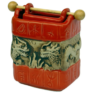 Аромалампа Драконы колодец терракотовая (Ароматика)