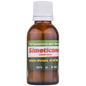 Симетикон кап. орал. 40мг/мл фл. 30мл