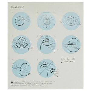 Пластина для двокомпонентного калоприймача Coloplast (Колопласт) 13181 стомічна Alterna Long Wear фланець 50 мм розмір для вирізання 10 - 45 мм 5 шт
