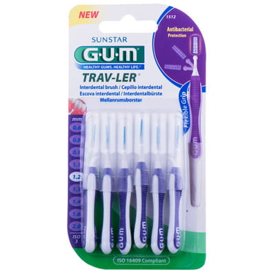 Зубна щітка GUM (Гам) міжзубна Travler 1,2 мм