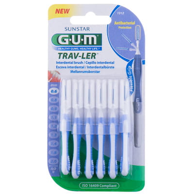 Зубна щітка GUM (Гам) міжзубна Travler 0,6 мм