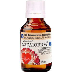Кардиовиол капли орал. фл. 25мл