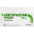 Леветирацетам Гриндекс табл. п/о 500мг №30