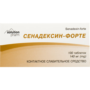 Сенадексин-форте табл. 140мг №100 Solution pharm