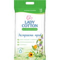 Серветки для інтимної гігієни LADY COTTO (Леді коттон) з екстрактами трав 15 шт