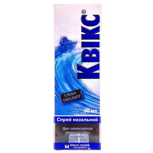 Квікс спрей назальний для полегшення дихання при лікуванні нежитю флакон 30 мл