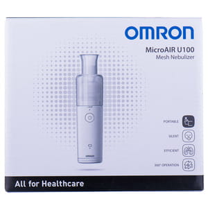 Ингалятор ультразвуковой Omron (Омрон) модель NE U100- Е с пониженной частотой ультразвука + MESH-технология