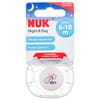 Пустышка силиконовая NUK (Нук) Night & Day (Найт энд дей) размер 2 с 6 до 18 месяцев ортодонтальной формы с эффектом свечения в темноте 1 шт