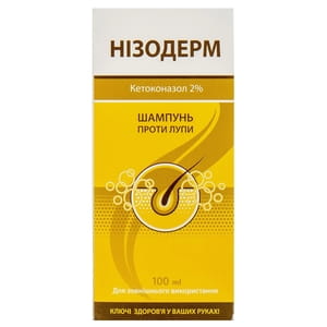 Шампунь для волосся Нізодерм проти лупи флакон 100 мл