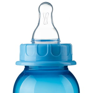 Пляшечка для годування BABY-NOVA (Бебі нова) одноколірна пластикова колір в асортименті 240-250 мл