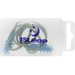 Беруши Вкладки ушные Sleep Мир тишины многоразовые 1 пара + шнурок
